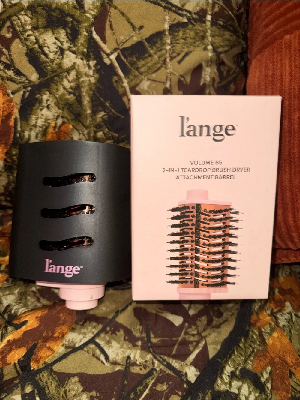 L'ange Volume 43 Pink 2-in-1 Volumizing Interchangeable Brush Dryer
